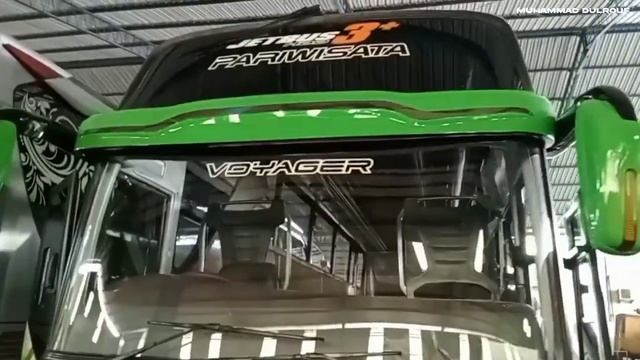 BARU DATANG DARI BODYBUS 99 MALANG EX PO.HARYANTO HR 100 MAMPIR KE GARASI KUDUS