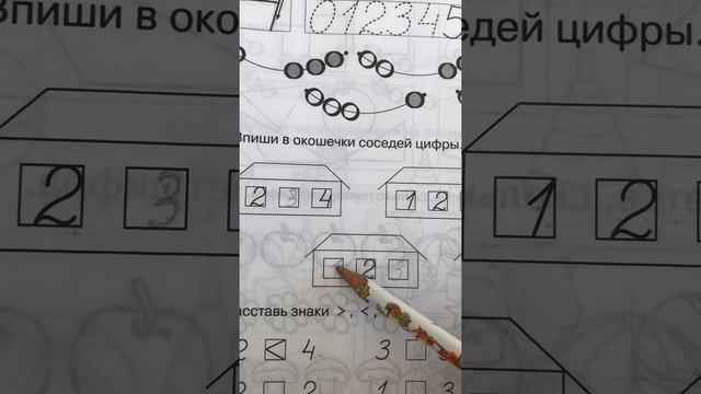 Математика Число 4 цифра 4