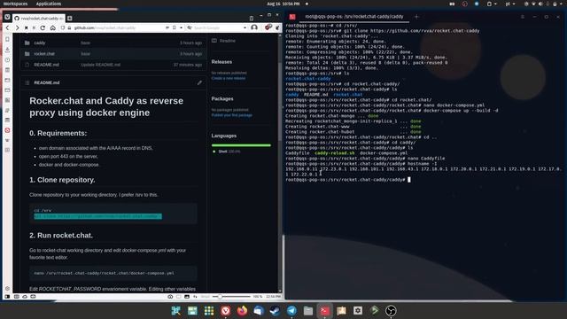 Rocket.chat And Caddy In 3 Minutes