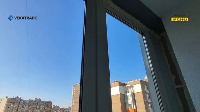 №12964 1 ✅ Кудрово, Столичная 3 Остекление балкона ЖК Лондон