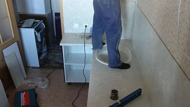 Установка кухни Таймлапс