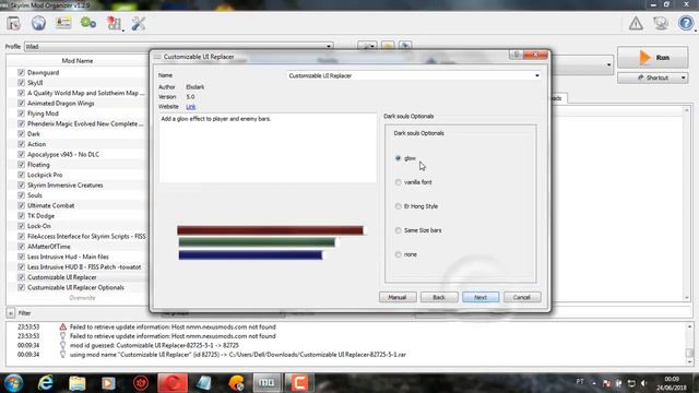 [MOD] SKYRIM - DARKSOULS INTERFACE HDU MOD (PT-BR)