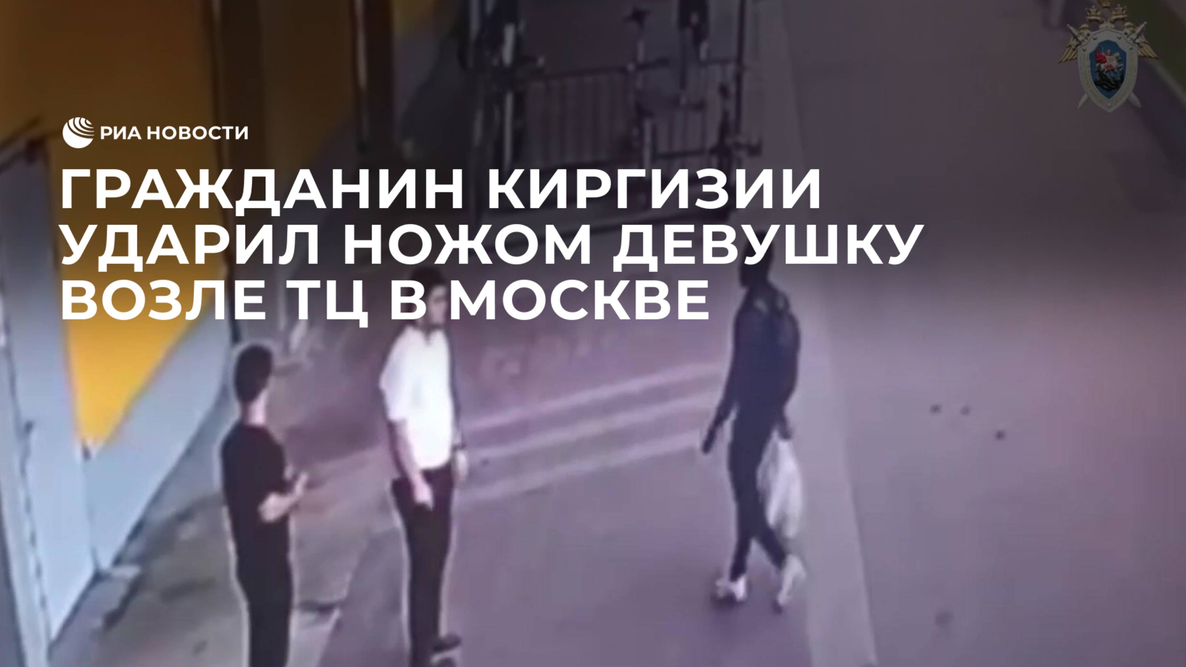 Гражданин Киргизии ударил ножом девушку возле ТЦ в Москве