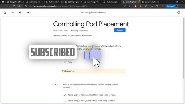 Deployments, Jobs, and Scaling || Quizzes Answers With 100% Accuracy || #cloudskillsboost