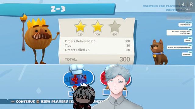 【Overcooked 2】Cooking through different time zones with Mako Shironari!