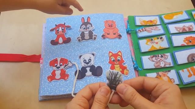 # 33. Книга для ребенка от 12 месяцев. Montessori, Personalized, Educational, Quiet book