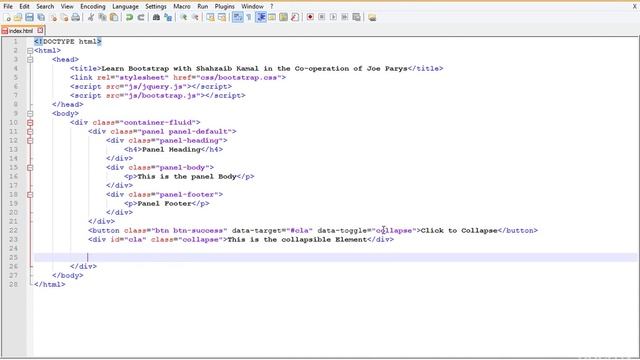Bootstrap Complete Course #  20/65   Collapsibles