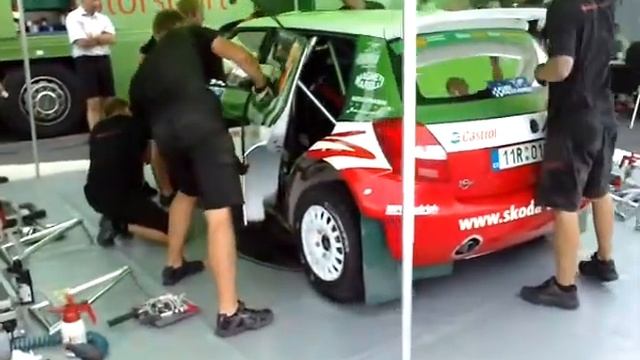 Skoda MotorSport at Sata Rallye Açores 2010