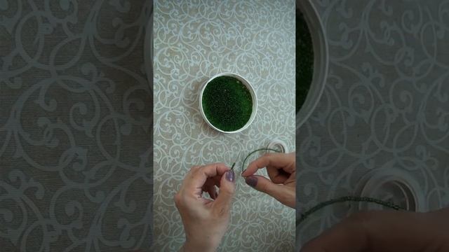 Цветущее дерево из бисера МК от Елены Кулик.