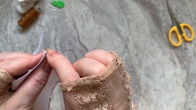 Ручные швы применяемые кукольных дел мастерами