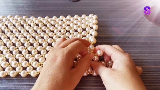 How to make bead bag crystal || New Model Style