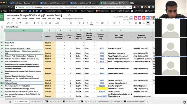 Kubernetes SIG Storage 20180201