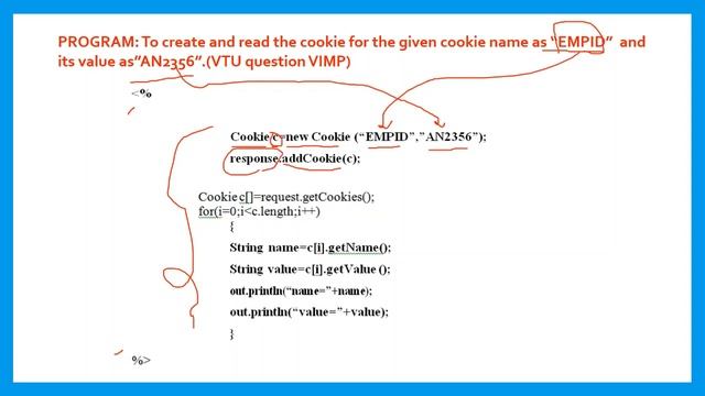 VTU Advanced java & J2EE (18CS644) [Servlet and JSP] (M4 L6)