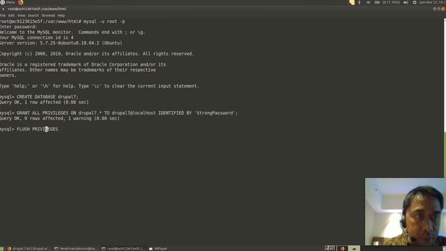 Instalasi Drupal 7 di Ubuntu berbasis Docker