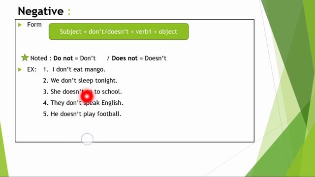 Present Simple Tense - Part 3