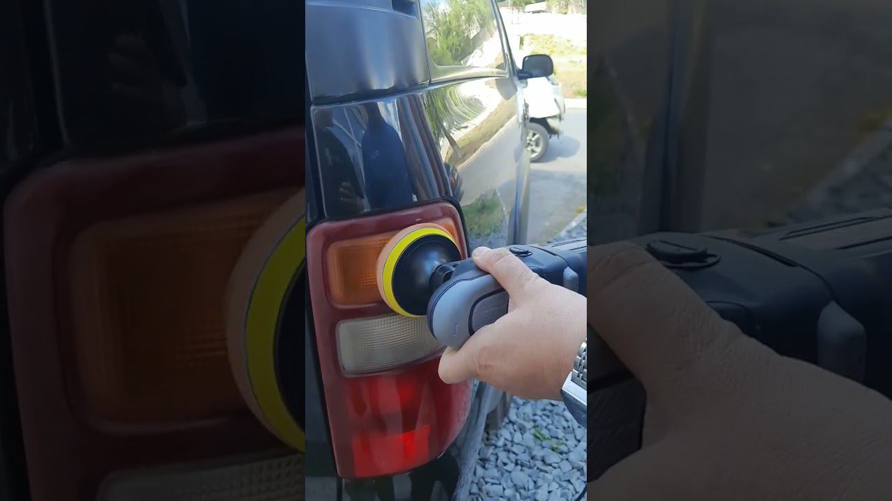 Полируем задние фонари
