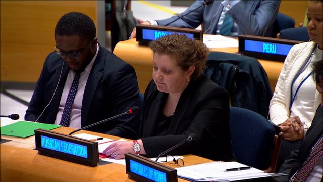 Statement by DPR Anna Evstigneeva on "Unlocking the Potential of Science for Peace and Security”