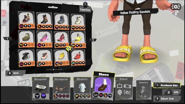 You can now CHOOSE stinky FEET in Splatoon 3