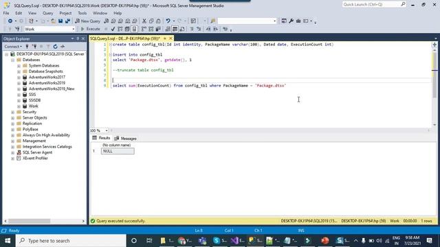 18 Execute SSIS package only once in a day regardless called multiple times