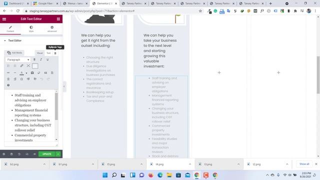 Convert HTML to ELEMENTOR Wordpress