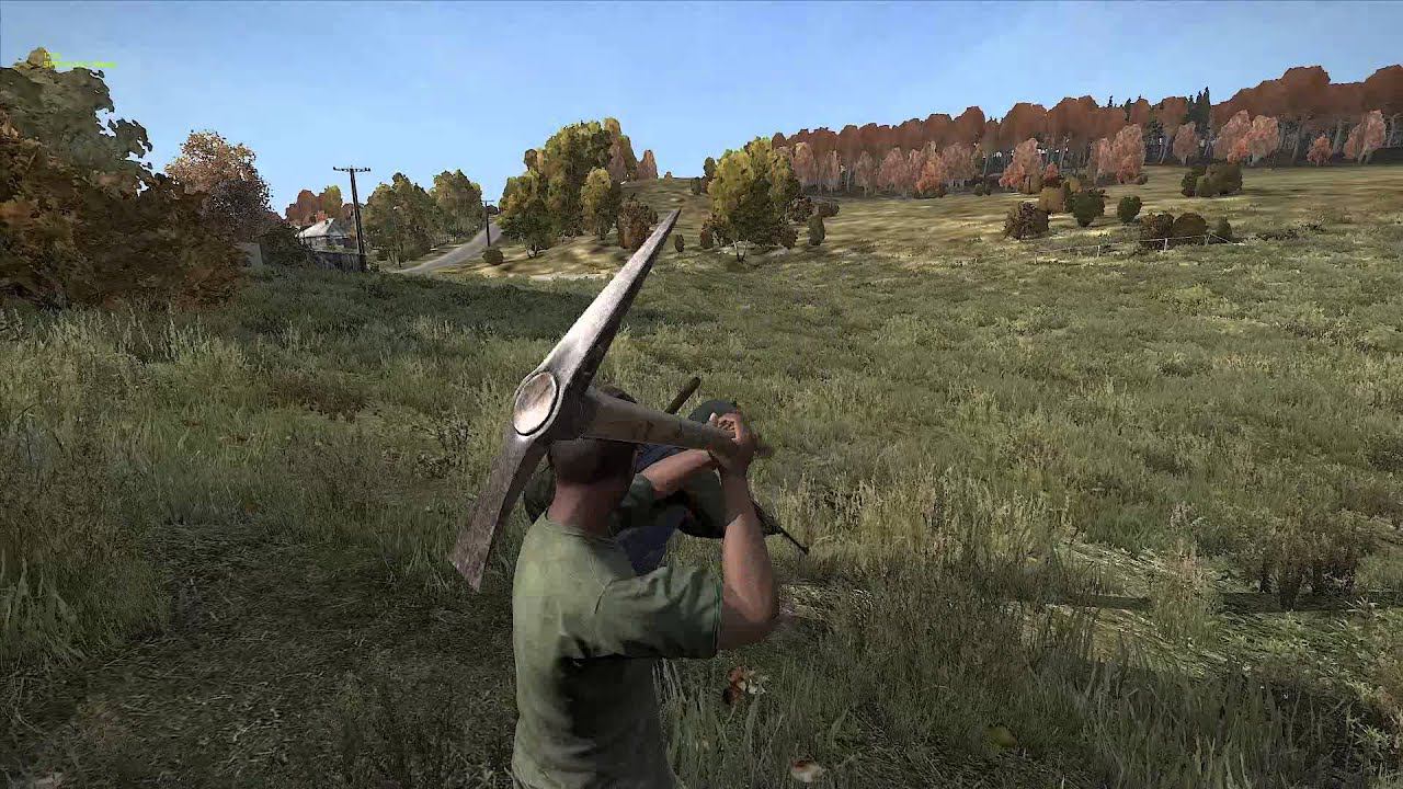 DayZ кепка в лагах и киркой