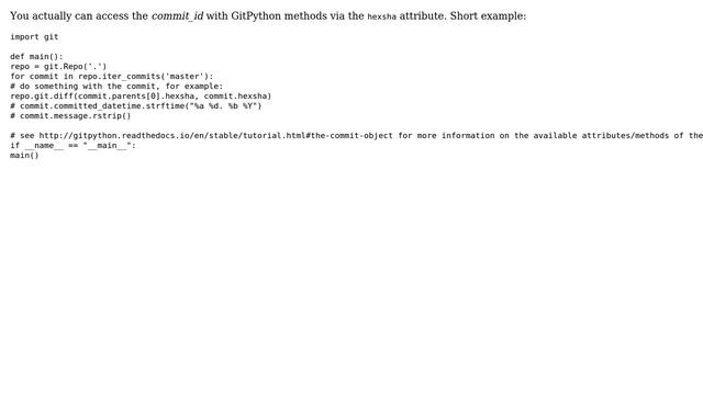 Code Review: Base for iterating over git history (3 Solutions!!)