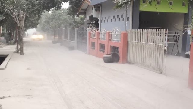 Yogyakarta after the Eruption of Mount Kelud in East Java 2014, Part 1