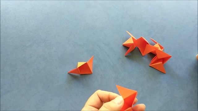 Легкая кусудама из 30 модулей  Easy paper kusudama