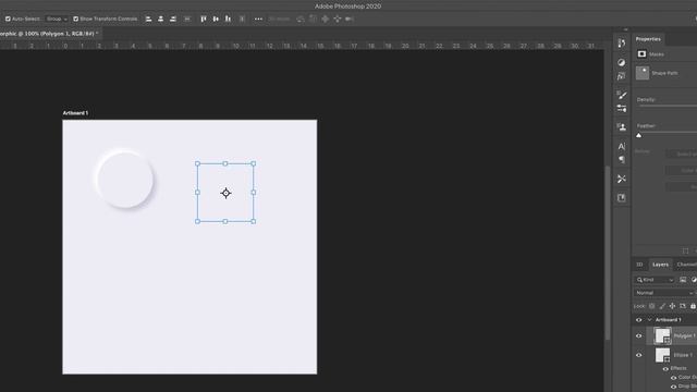 Neumorphism in Photoshop