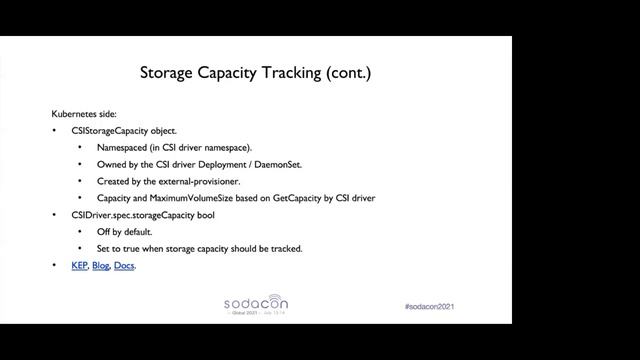 SODACON2021 Day1 Main Track The State of Kubernetes Storage