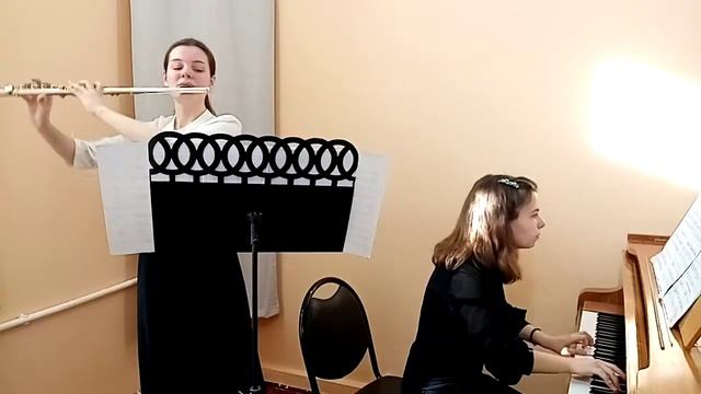 Ф. Пуленк Соната для флейты и форт, 3 ч Анастасия Рогачева флейта Анастасия Наквасевич   фортепиано