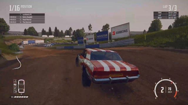 Wreckfest PS5 4K 60 fps HDR Gameplay