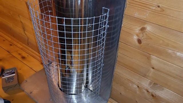 Сделали из дымохода стильный обогреватель мансарды #blogprodom