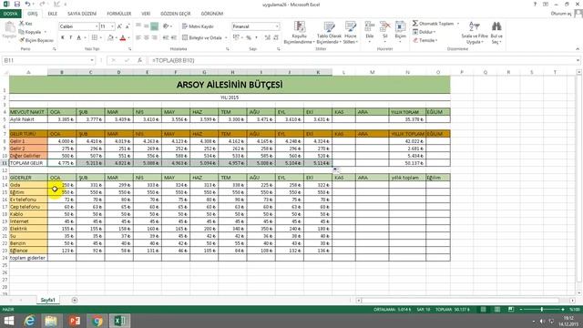 Microsoft Excel 2013 -Grafik İşlemleri #31