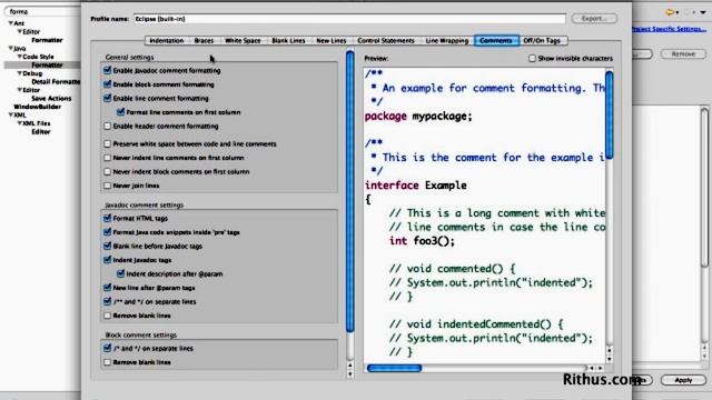 Eclipse Java Tutorial 8 - Format Source Code