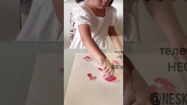3+ рисуем с мамой волшебные цветы пошагово и просто