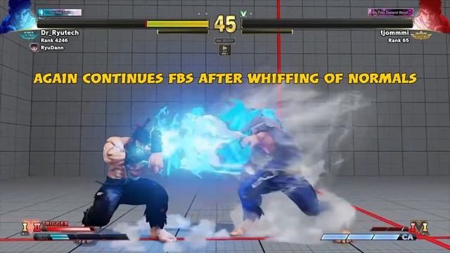 SFV: CE Hype Ryu Mirror Comeback Quick Analysis
