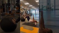 Кира Туссен делиться своими тренировками в зале.