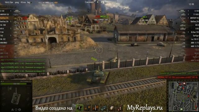 WOT: Химмельсдорф - Bat Chatillon 25 t - 5 фрагов -