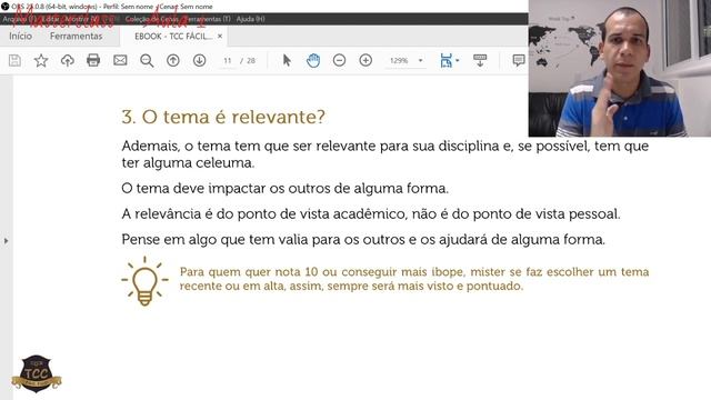 Aula 1 - Masterclass Como fazer um TCC de direito e demais cursos