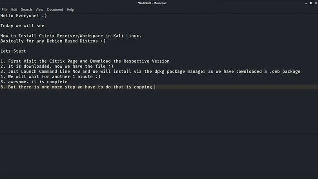 Install Citrix Receiver in Kali Linux  Debian 