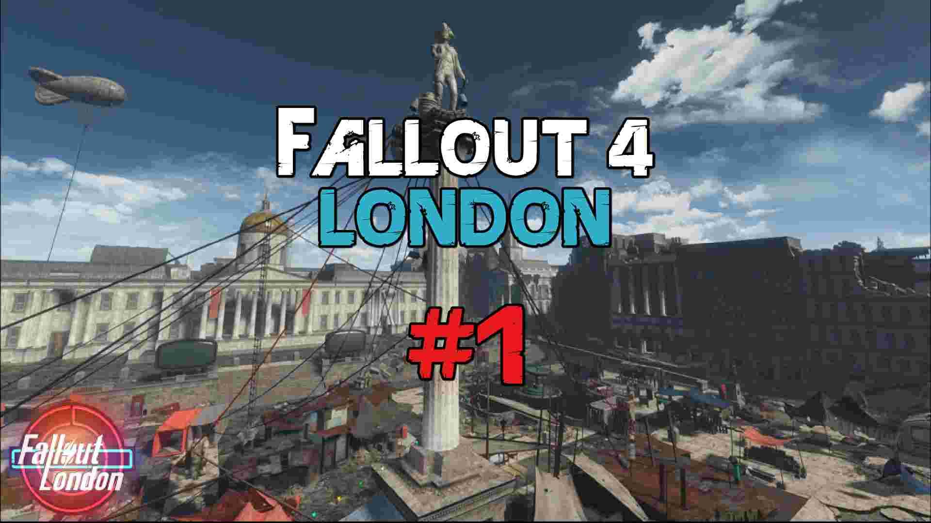 Fallout 4 London / Ножевое прохождение #1 БЕЗ ГОЛОСА