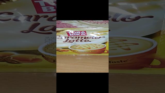 НОВЫЙ ПАКЕТИК КОФЕ / NEW TORA BIKA CARAMELO LATTE / КАРАМЕЛЬНЫЙ ЛАТТЕ ТОРА БИКА / НОВИНКА / 3 В 1