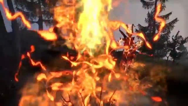The Elder Scrolls Online. Демонстрация Огненного атронаха (The Flame Atronach)