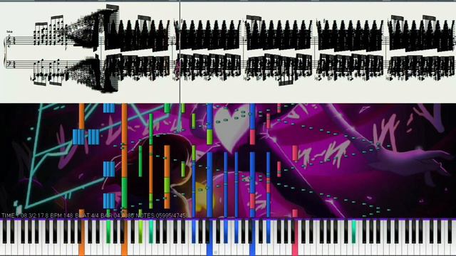 [Black Score] Undertale - Death by Glamour 47,000+ Notes