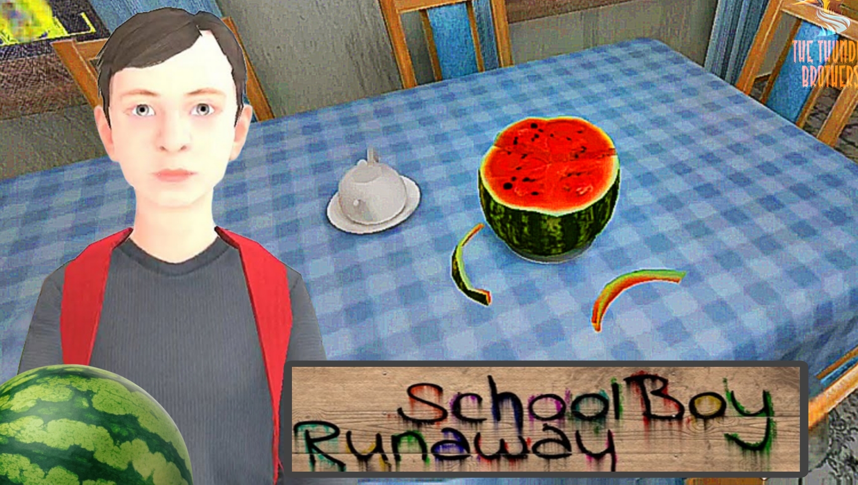 Что будет если съесть весь АРБУЗ ➣ SchoolBoy Runaway