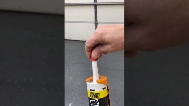 Easy hack to seal a tube of caulk — use a wire nut!