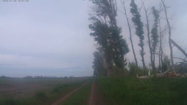 Дорога через сухой лог возле села Троинка.😊