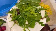 Экзотический салат с авокадо и манго. Быстрый, вкусный, полезный салат с манго и авокадо за 5 минут