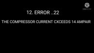LG INVERTER AC ERROR CODES